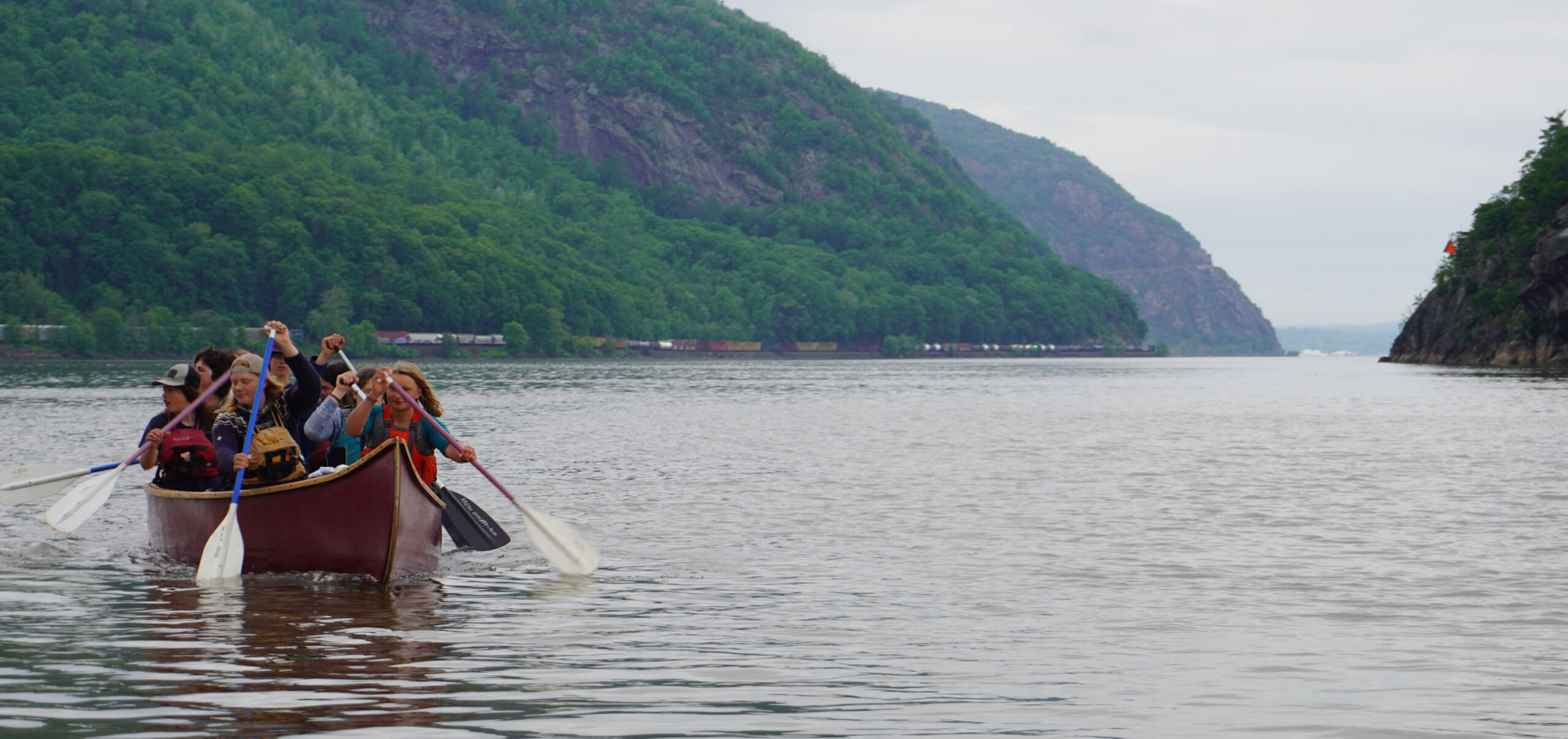 Hudson River to New York City!